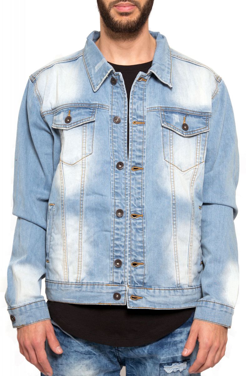 SPOILED PEASANTS Washed Denim Jacket TG22-36-2-1000 - Karmaloop