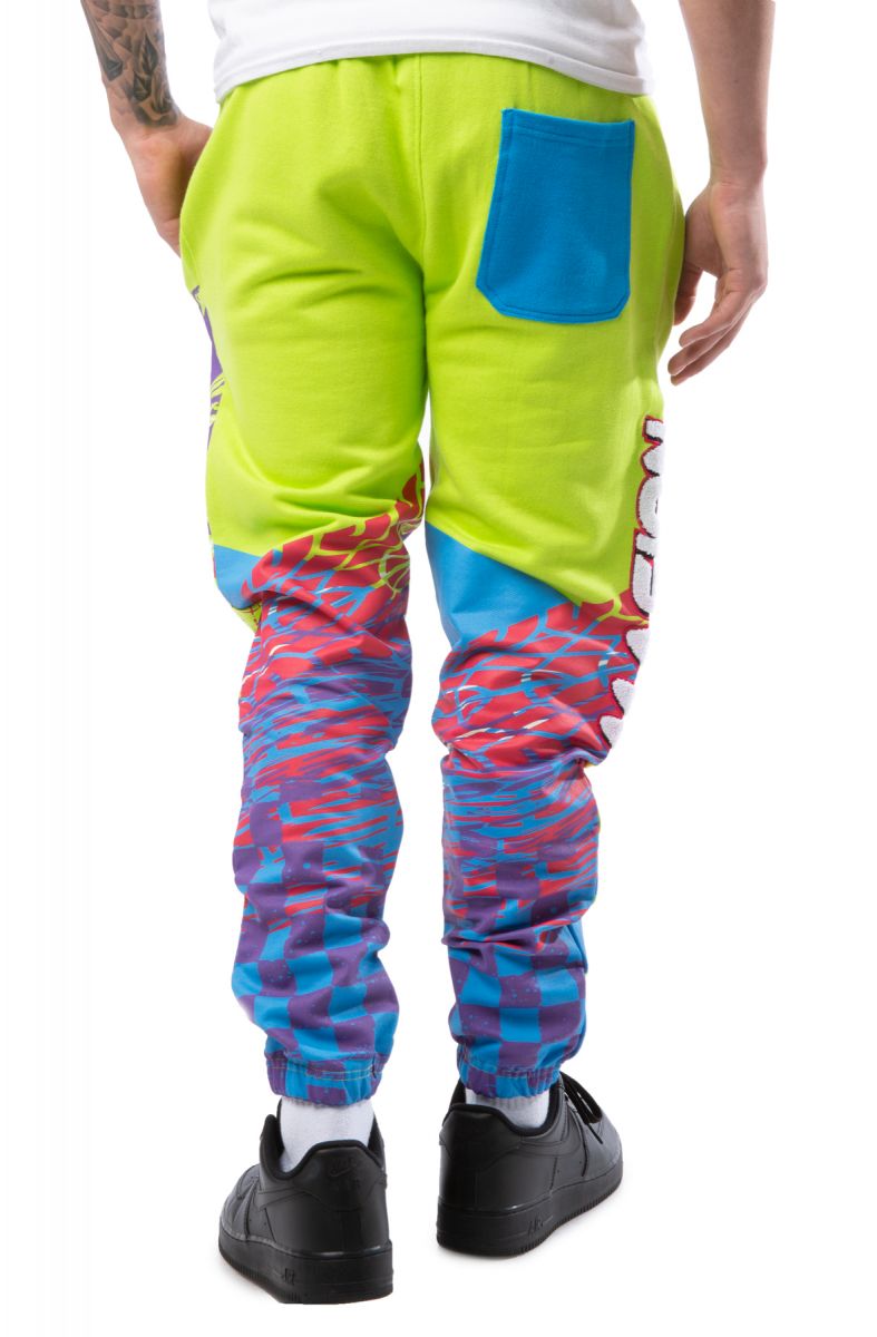 tie dye fleece joggers