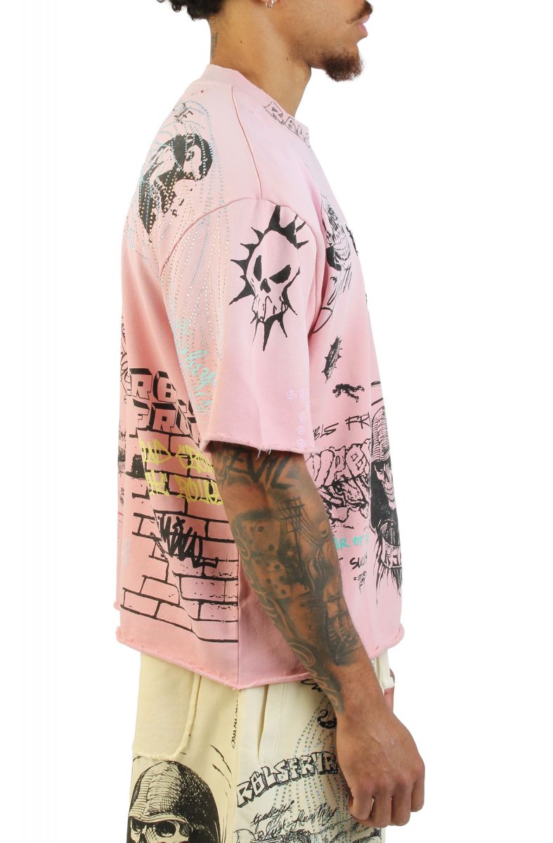 REBEL MINDS Culture T-Shirt 610-31101PNK - Karmaloop