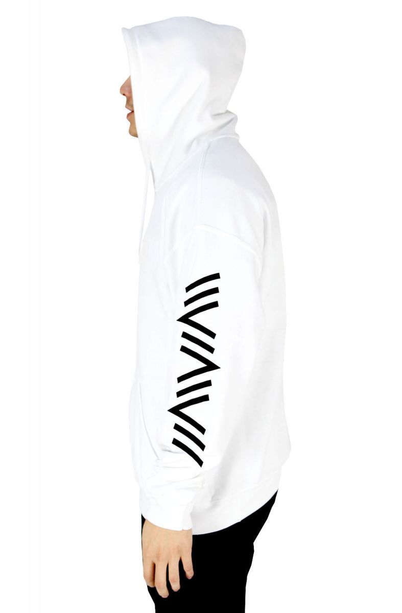 kanji love embroidered mens hoodie