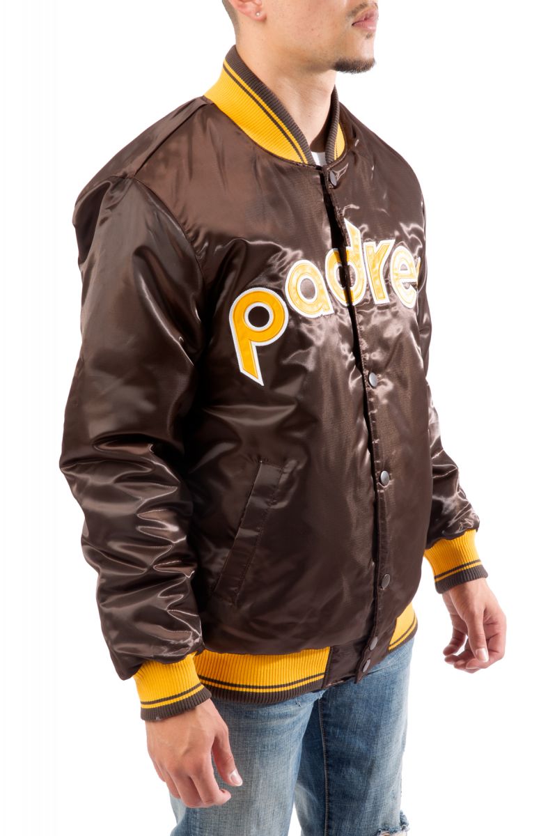 STARTER San Diego Padres Blown Up Logo Jacket LS250561 SDP - Karmaloop