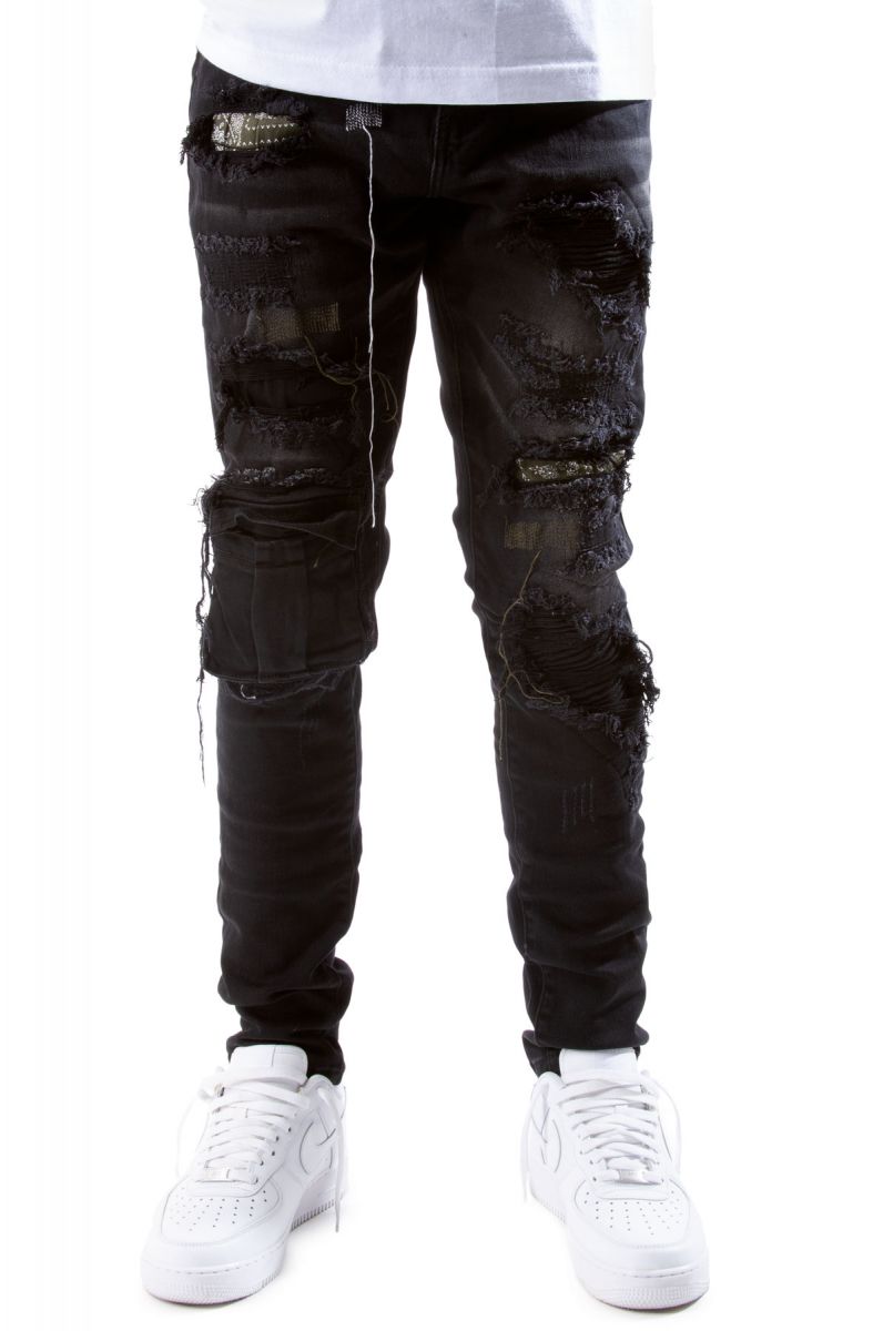 EMBELLISH Bertha Ripped Jeans EMBHOL21-1-25 - Karmaloop