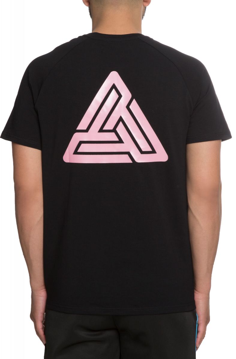 BLACK PYRAMID The Pyramid Raglan Tee in Black Y1161241-BLK - Karmaloop