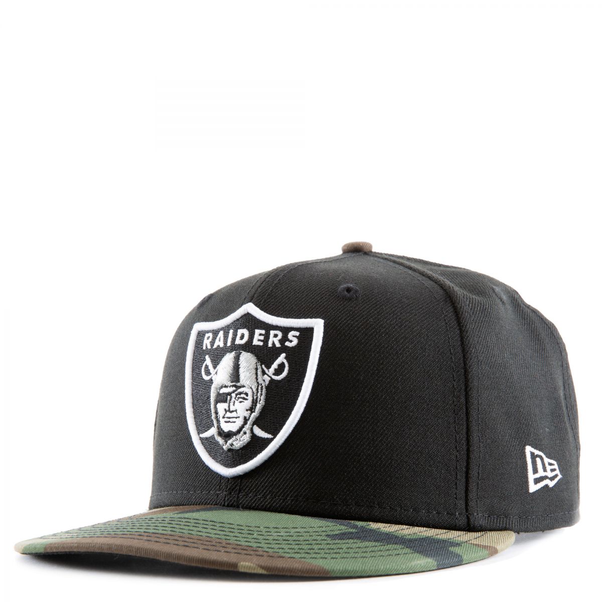 NEW ERA CAPS Las Vegas Raiders Shield Camo Brim Snapback 70572249