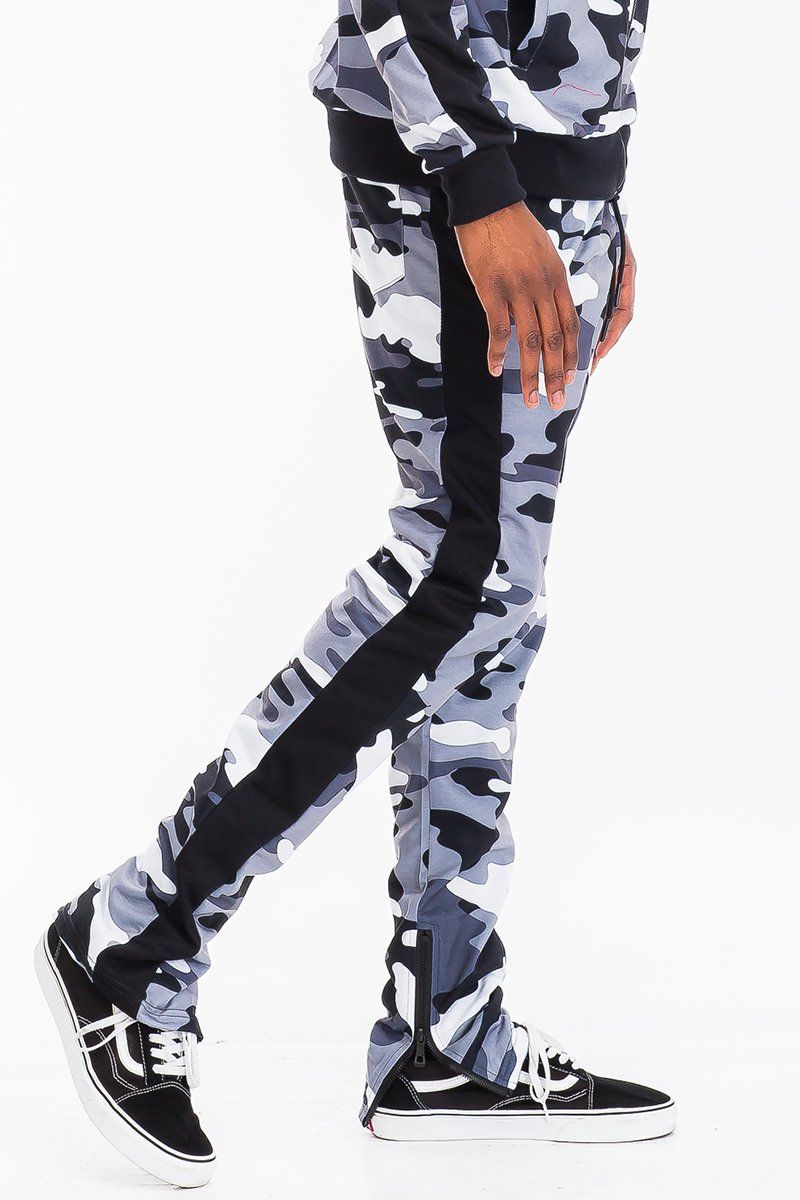 camo track pants womens