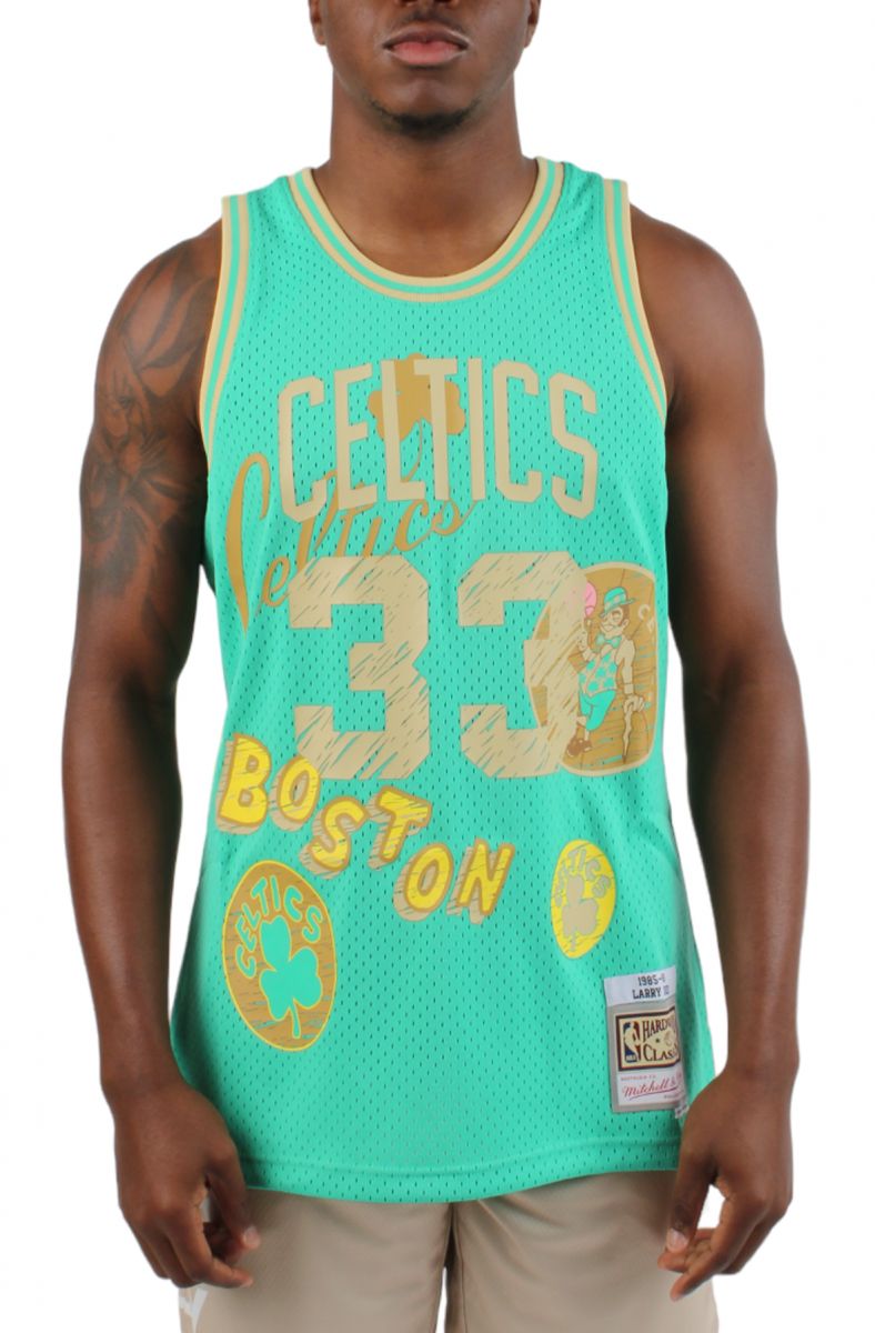 MITCHELL & NESS Boston Celtics Jersey TFSM5885-BCE85LBIGREN - Karmaloop