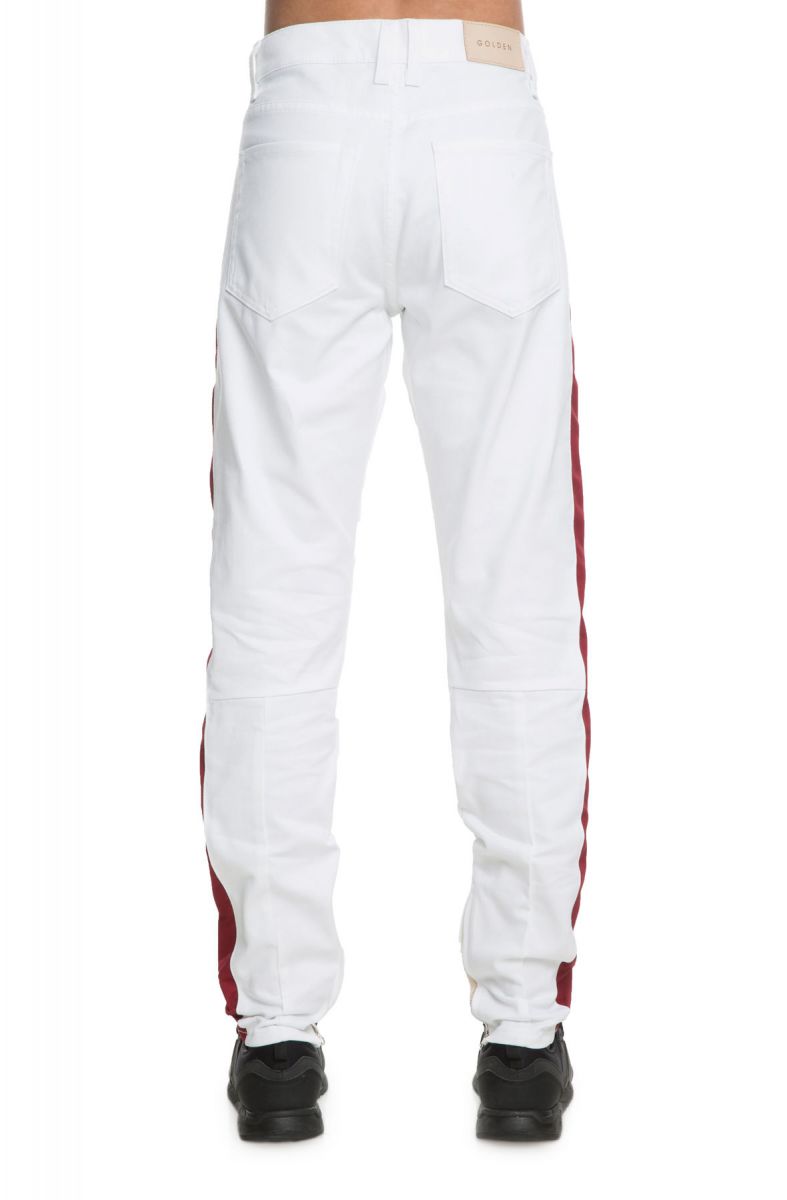 champion track pants white