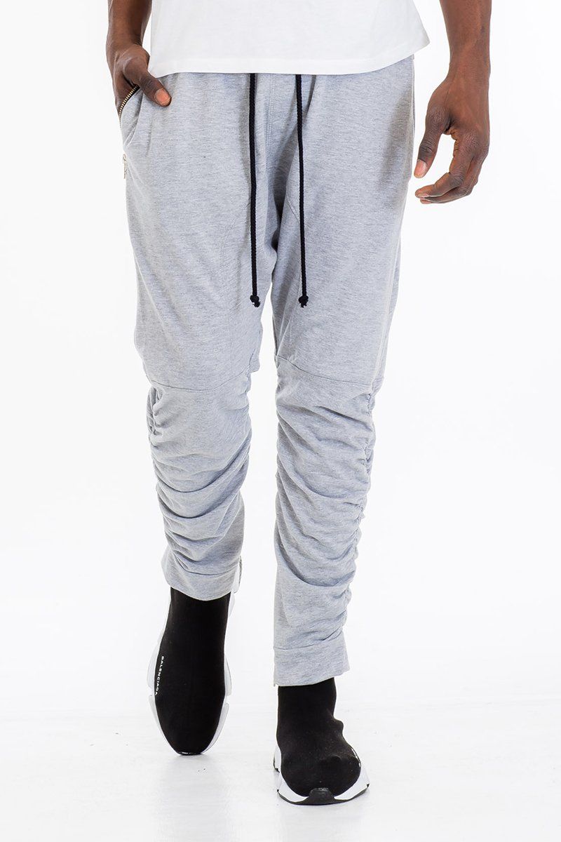 scrunched joggers