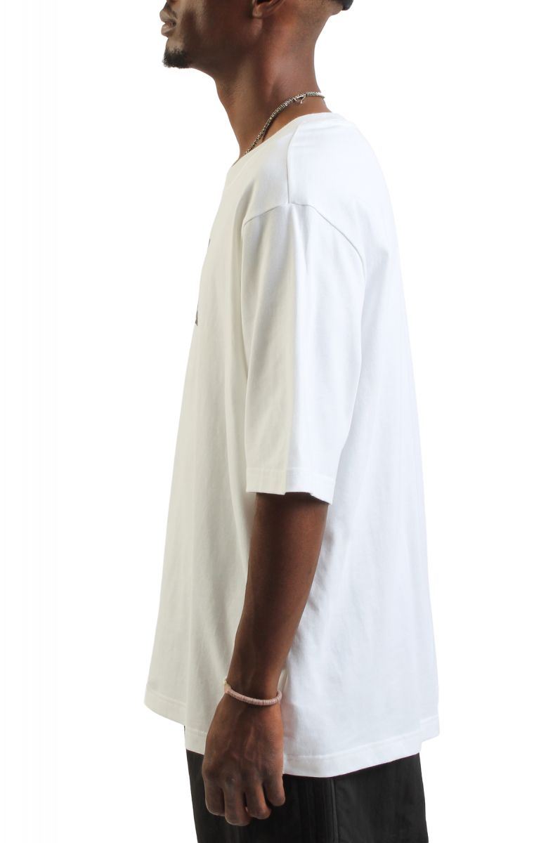 【ADIDAS ORIGINALS】Leo Oversized Tee オーバーサイズTシャツ adidas Leo Oversized Tee - White | Free Shipping with