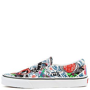 VANS Men's Classic Slip-On Mash Up in Stickers/True White VN0A38F7VFV ...