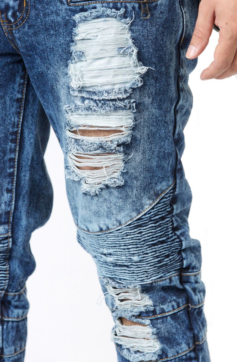 ripped moto jeans