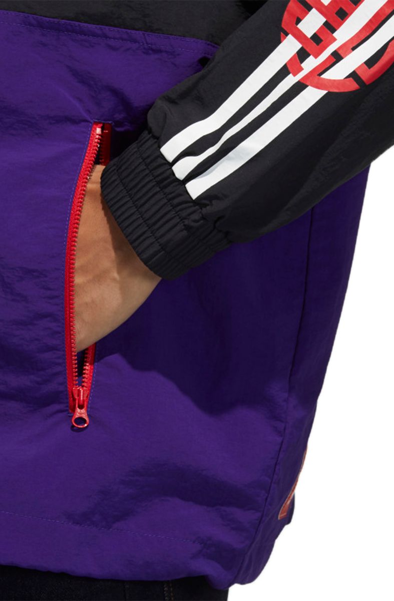 adidas half zip windbreaker