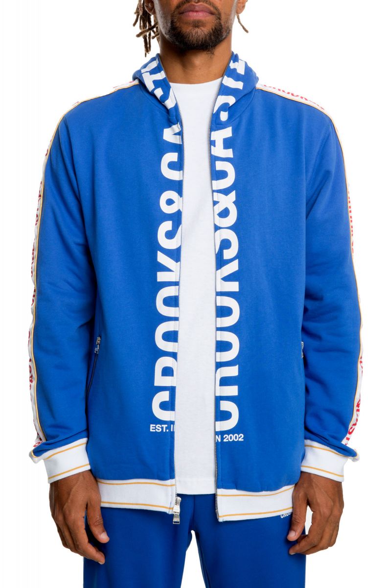 Crooks and castles zip up hoodie Clearance