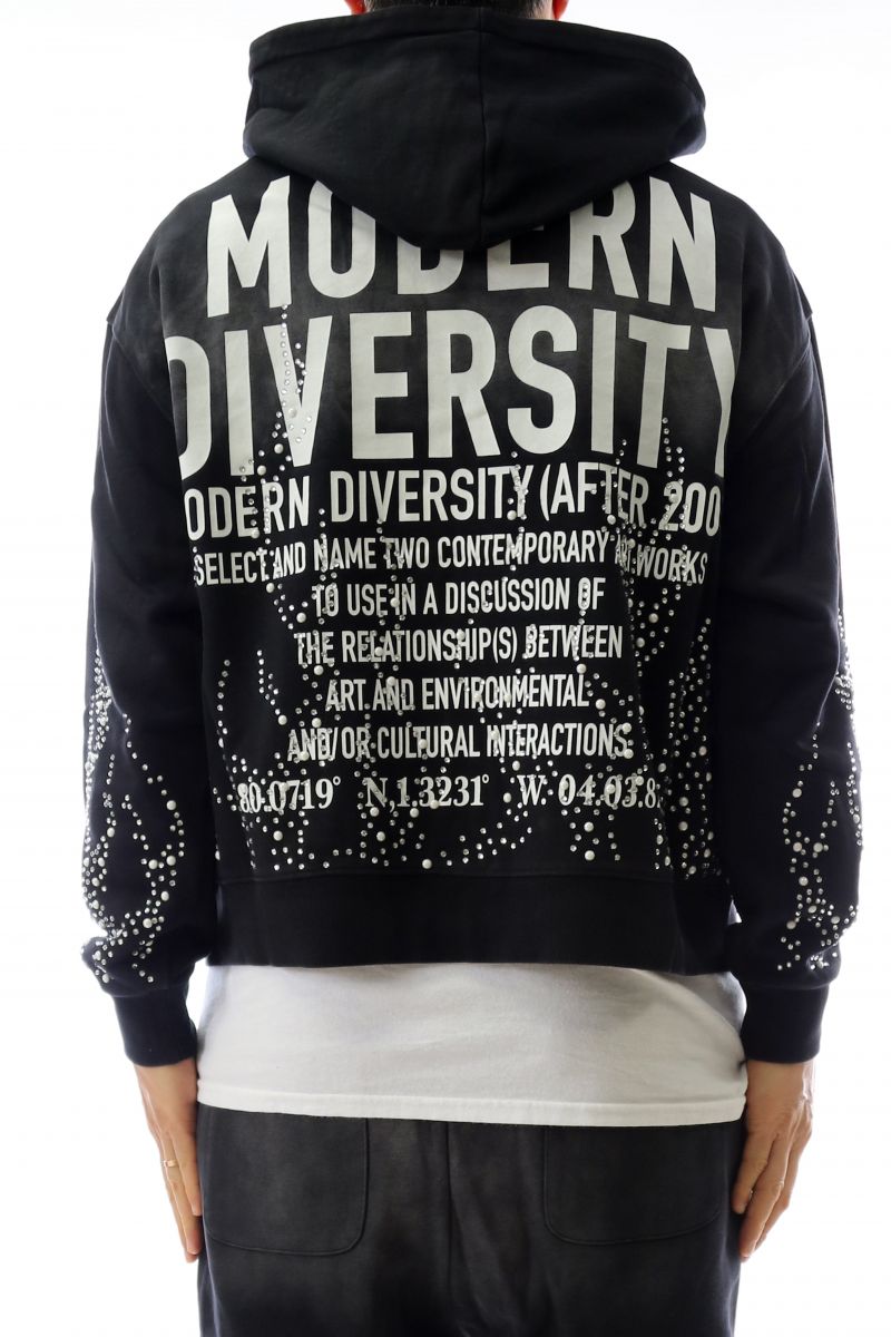 KLEEP PANTHEON French Terry Long Sleeve Crop Top Full Zip Hoodie