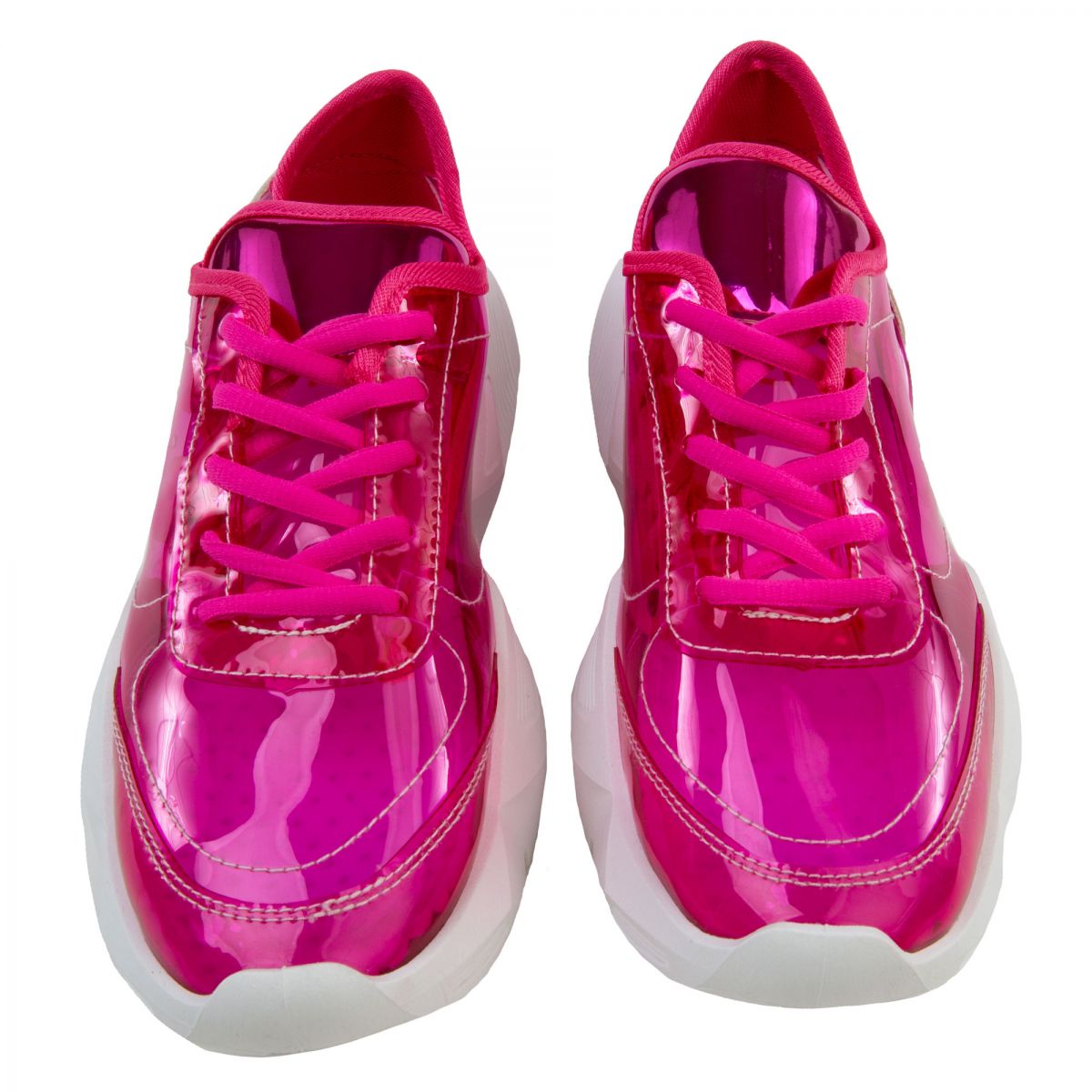 YOKI SHOES Nessa-01 Clear Sneakers NESSA-01-FUSCHIA - Karmaloop