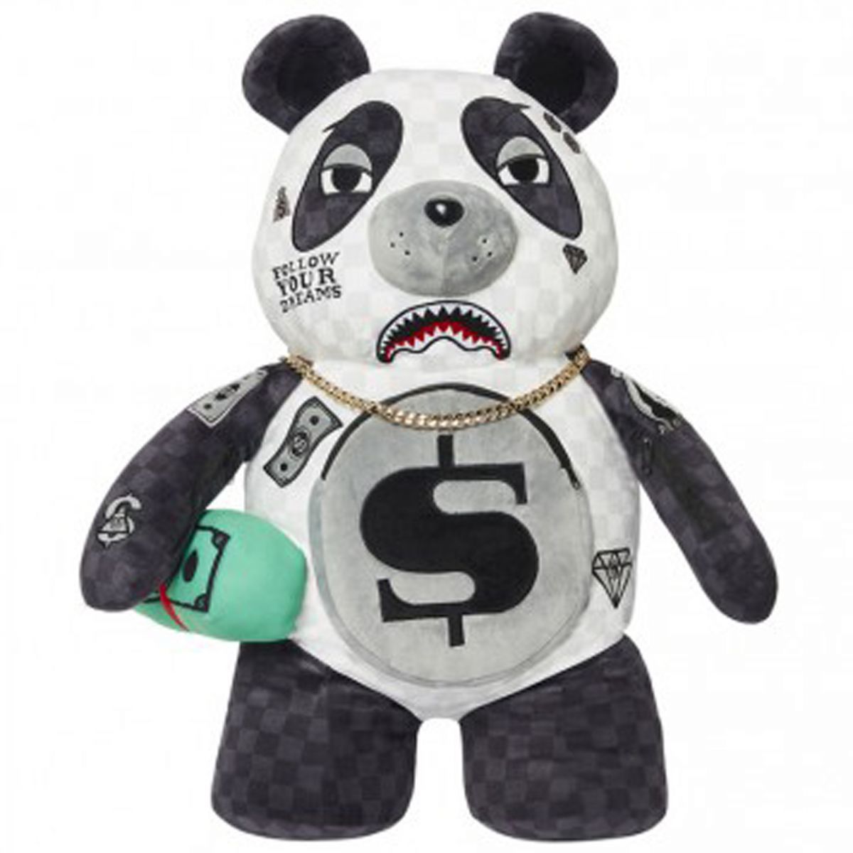 SPRAYGROUND Money Panda Bear Backpack 910B3617NSZ - Karmaloop