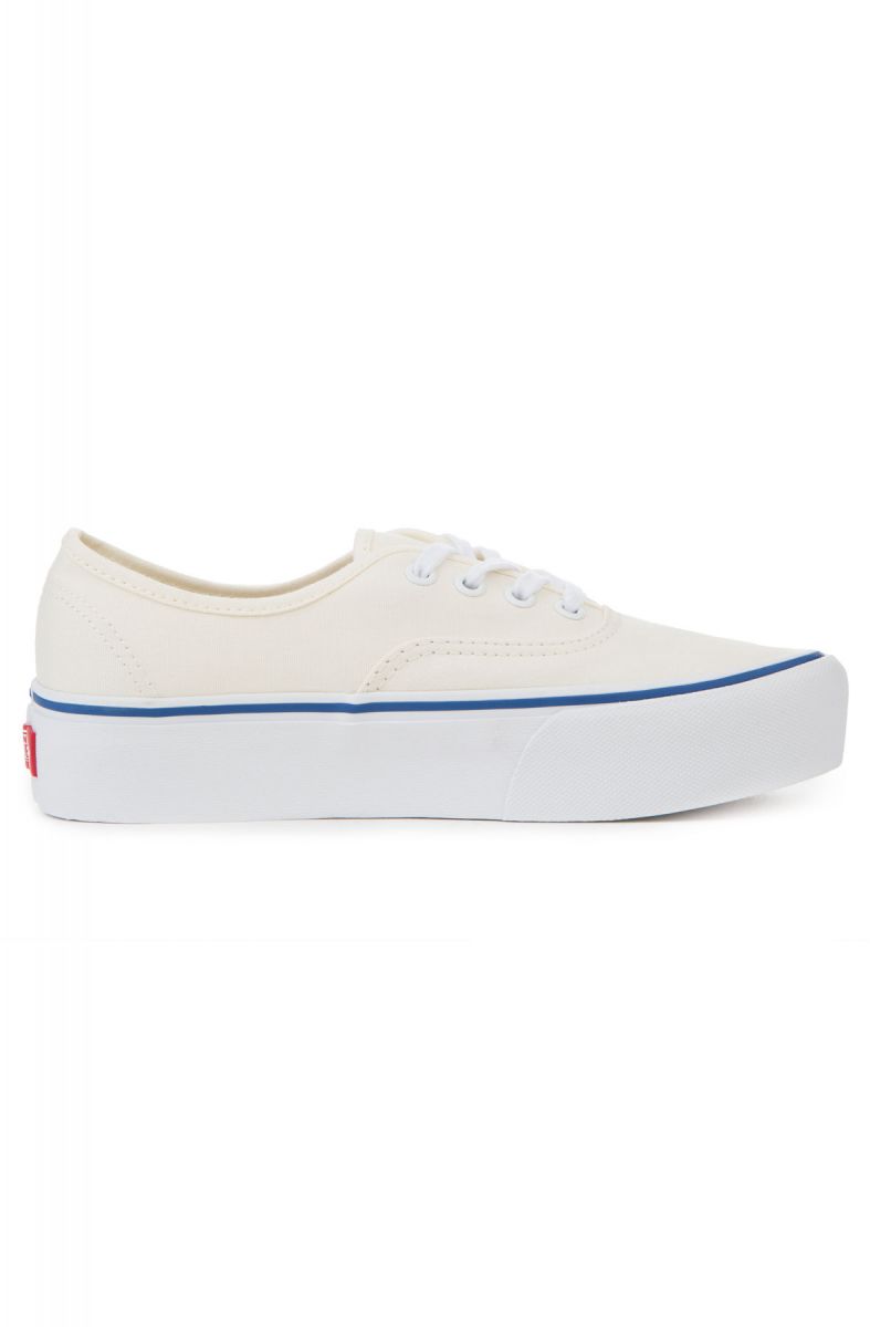 Vans authentic platform 2.0 classic white & true white womens shoes outlet