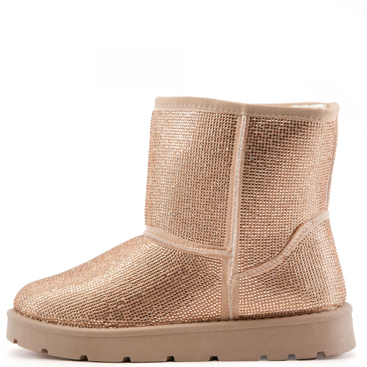 BAMBOO Frozen-22 Rhinestone Booties JPM 