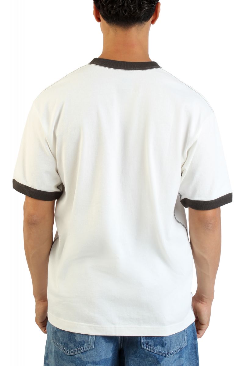 VANS Skate Mike G Snake Flame Ringer Loose Fit TShirt VN000PNEFS8