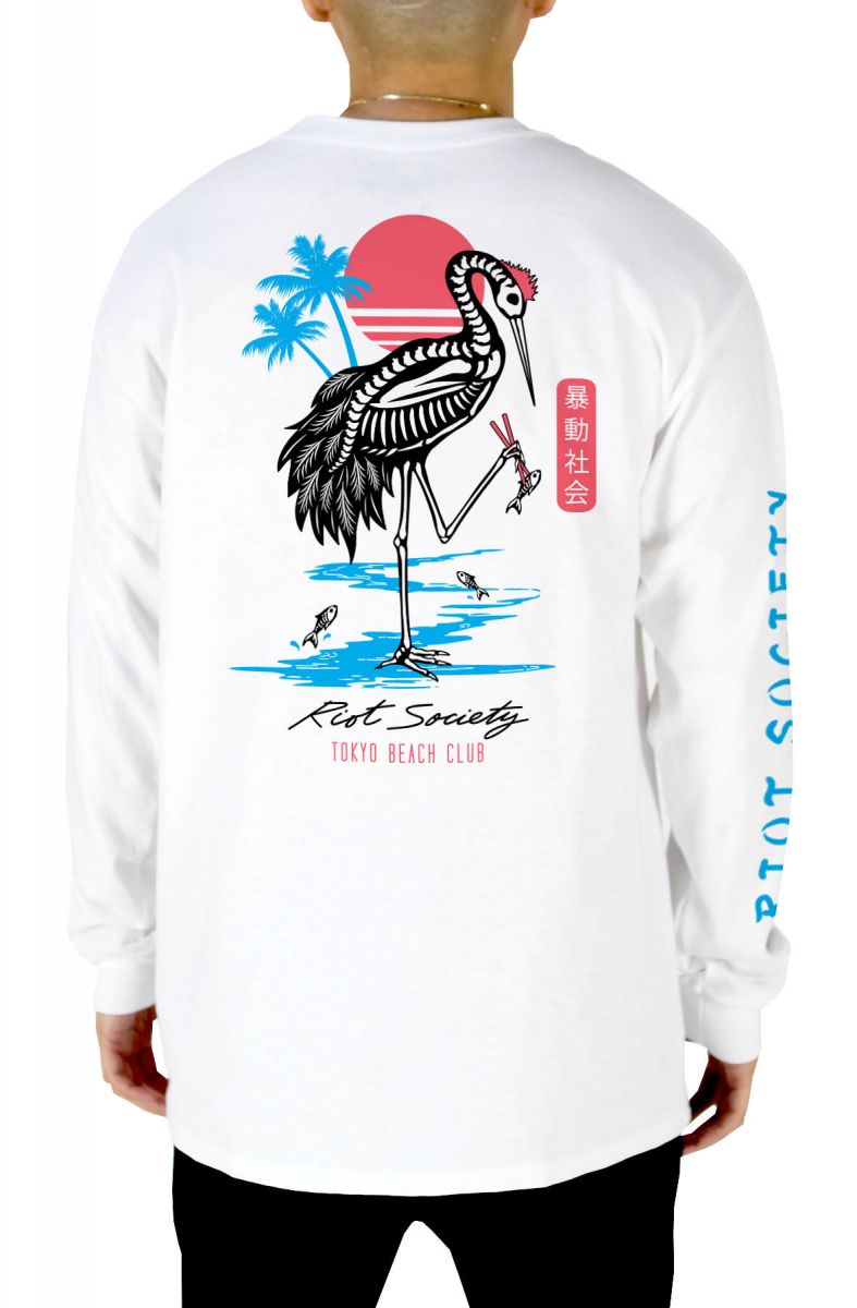 riot society crane hoodie