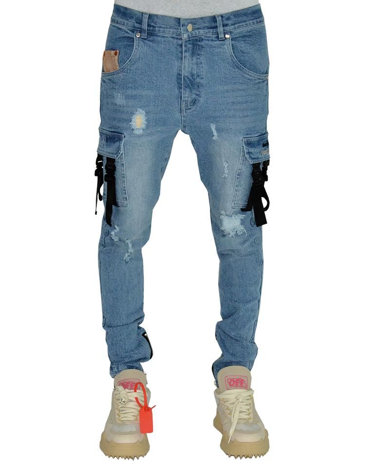 THE HIDEOUT CLOTHING Blessed Denim Jeans HDTCLTHNG-943083 - Karmaloop