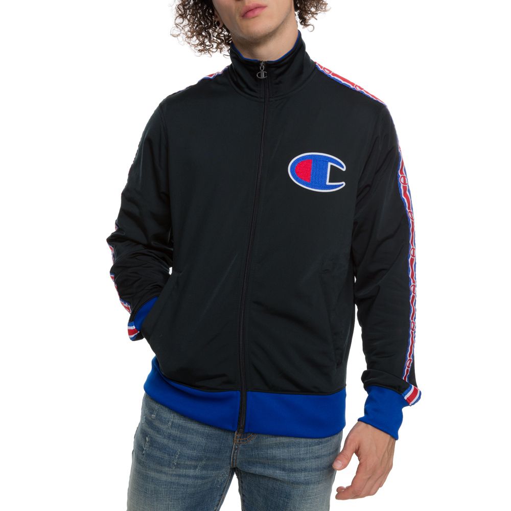 CHAMPION C PRINT LOGO TRACK JACKET V3377 549870 HHT - Karmaloop