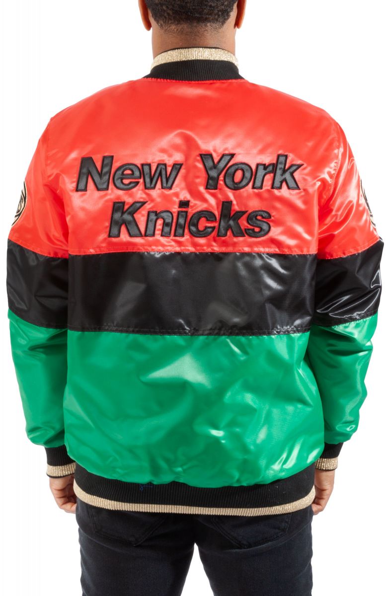 NY Knicks Unisex Bomber Jacket, L / Black