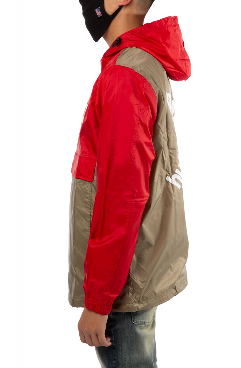 HUF Flags Anorak Jacket JK00274-RED - Karmaloop