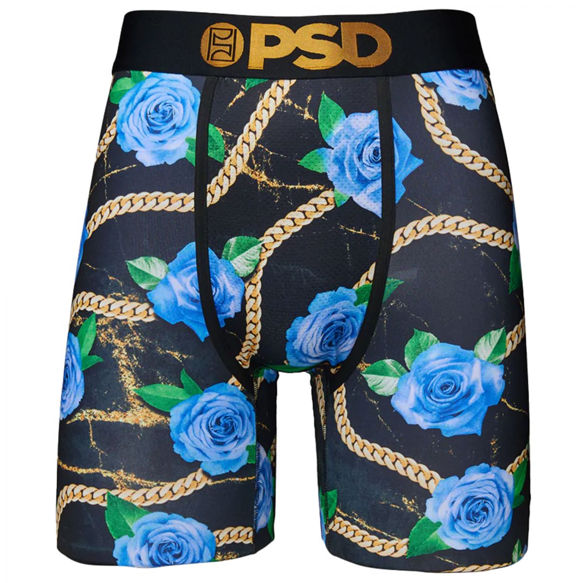 PSD Men's Brief Underwear Bottom (Black/Friends, S) 