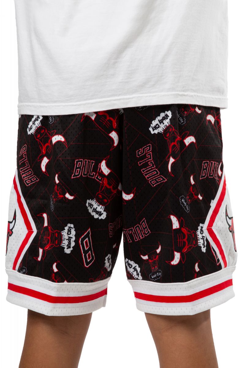 MITCHELL & NESS Chicago Bulls Tear Up Pack Shorts SHORBW19082-CBUPTBK ...