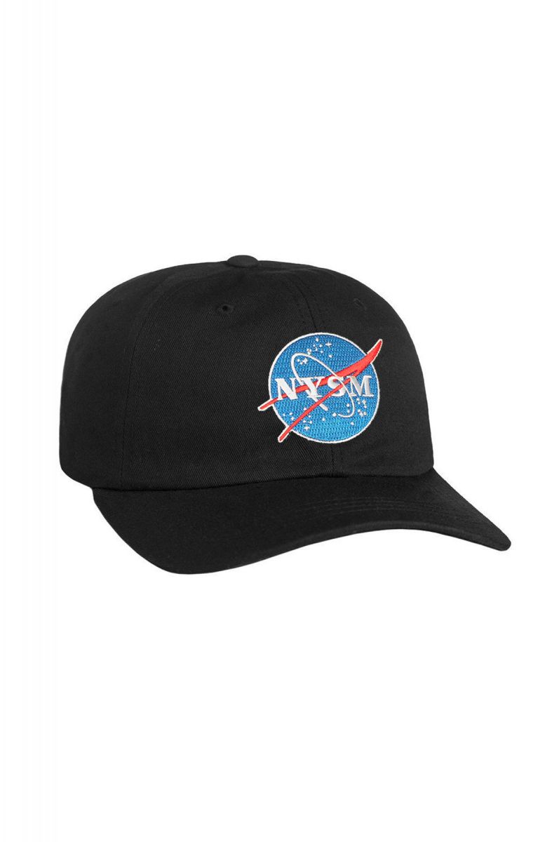 The Space Explorer Dad Hat in Black