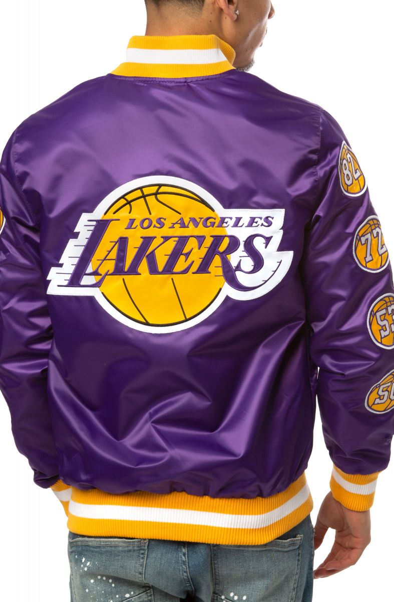 STARTER Los Angeles Lakers Champs 17 Patches Jacket LS130640 LLK