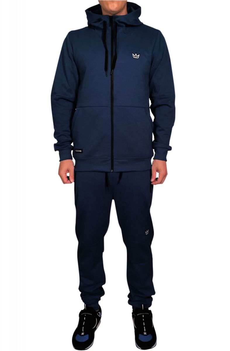 tech fleece tracksuit navy