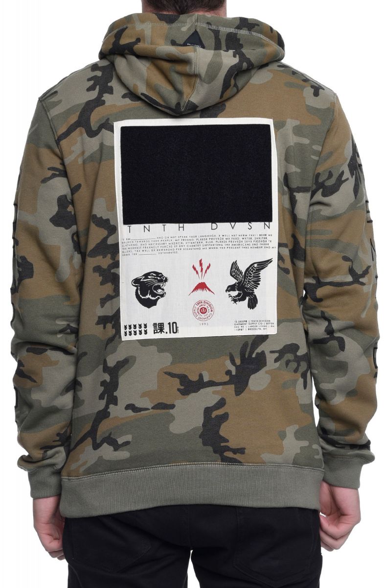 10 deep camo hoodie