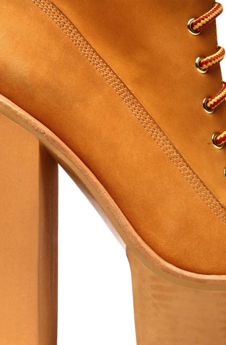 JEFFREY CAMPBELL The HBIC Boot in Wheat Nubuck (Exclusive) HBIC 