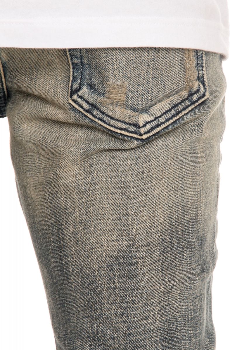 GOLDEN DENIM The Tattered Denim Jeans in Vintage Distress GDSMU003-VINT ...