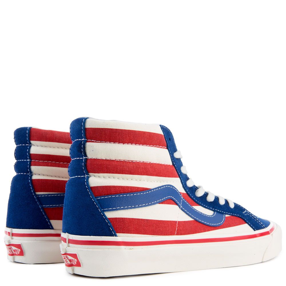 VANS Sk8-Hi 38 DX Murica in Blue/Red VN0A38GFXKI - Karmaloop