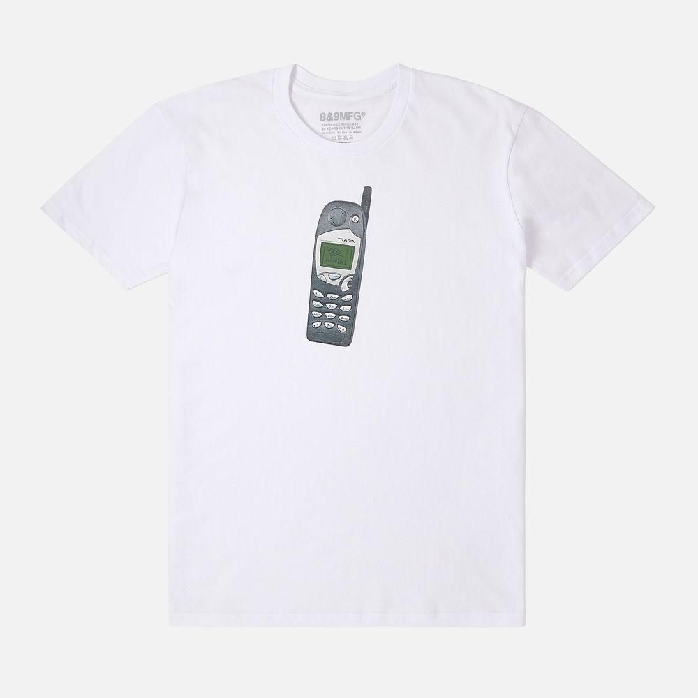 8&9 CLOTHING Nokia T Shirt White SSNOKWHT-VOLT - Karmaloop