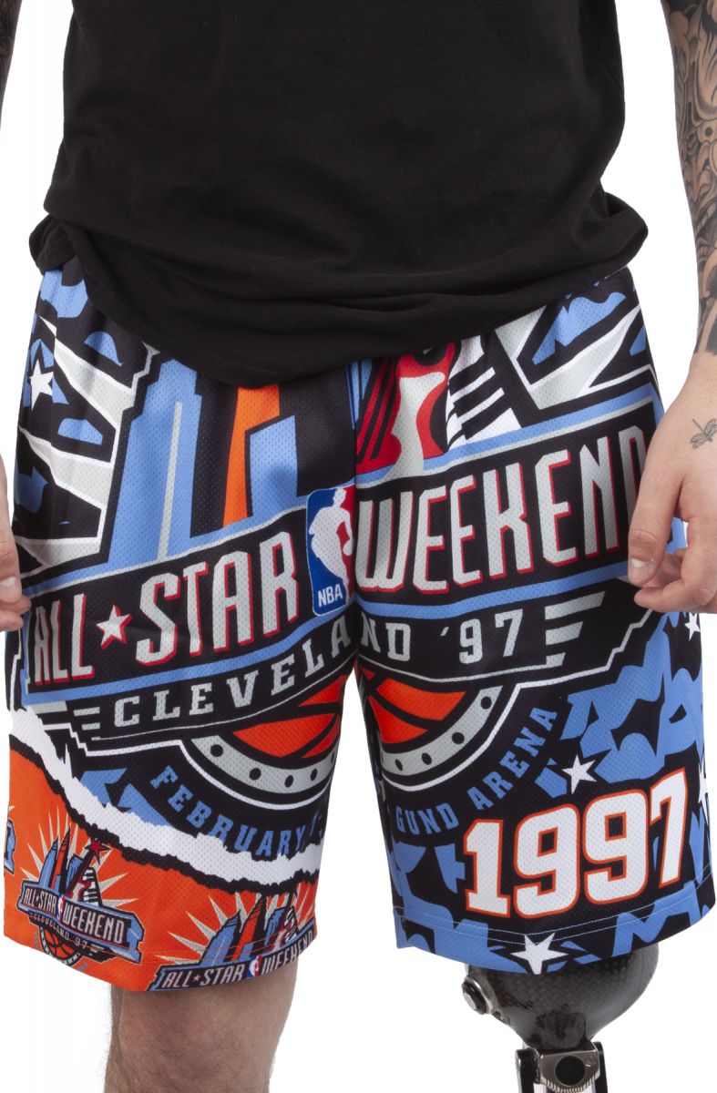 Mitchell & Ness MLB Jumbotron 2.0 Sublimated Shorts Boston Red Sox Shorts