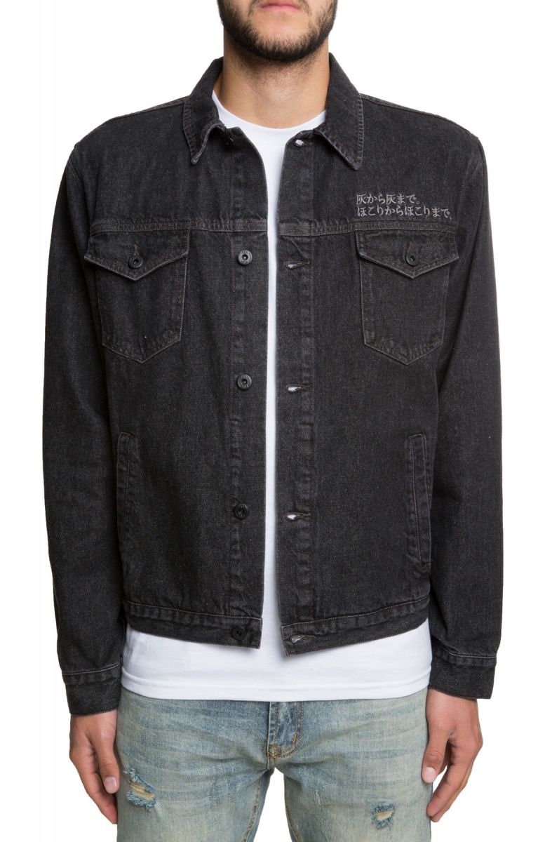 10 DEEP The Ashes to Ashes Denim Jacket in Black Rinse 183TD2210-BLK ...