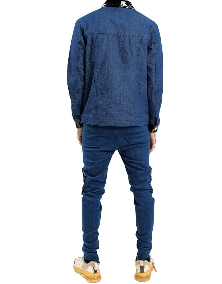 octagon denim jeans