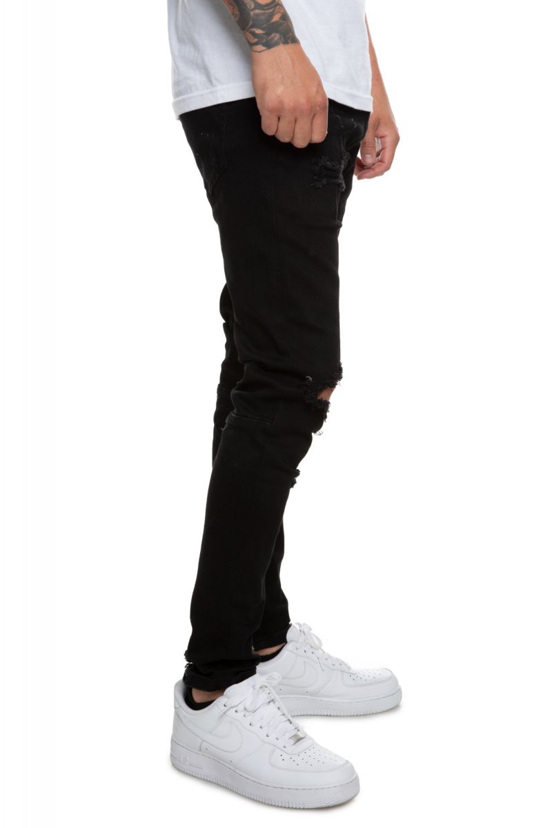 jet black denim jeans