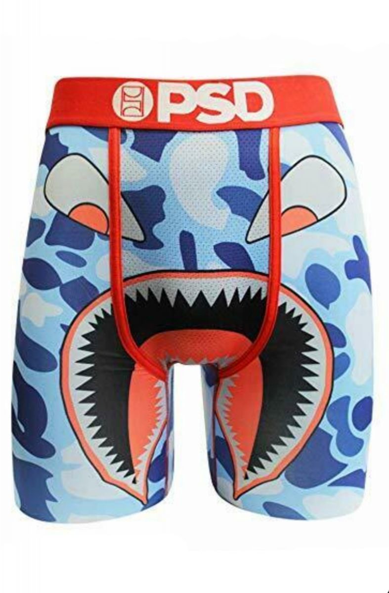 PSD UNDERWEAR Warface Blue Camo Underwear E21911036 Karmaloop