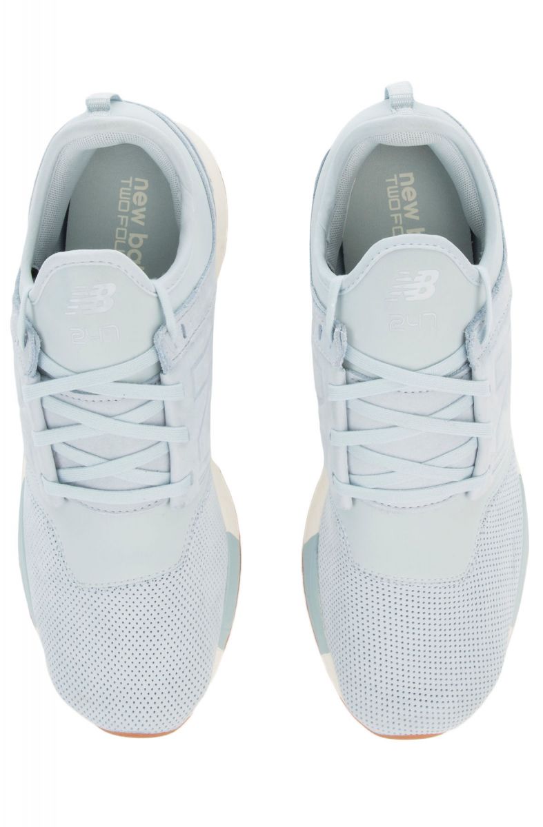 adidas gazelle silver green womens Burberry Men's Set Embossed Check Leather Porcelain White Low Top Sneakers main image 1