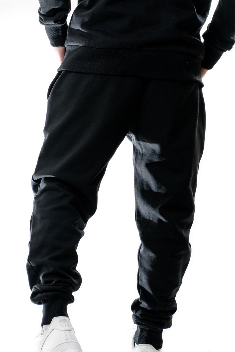 gym king tracksuit bottoms black