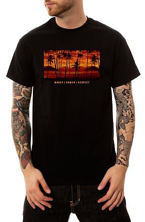 CULTURE The Miami Palms T-Shirt in Black 144_STWOD_MPRMI_FC_A1301_BLK ...