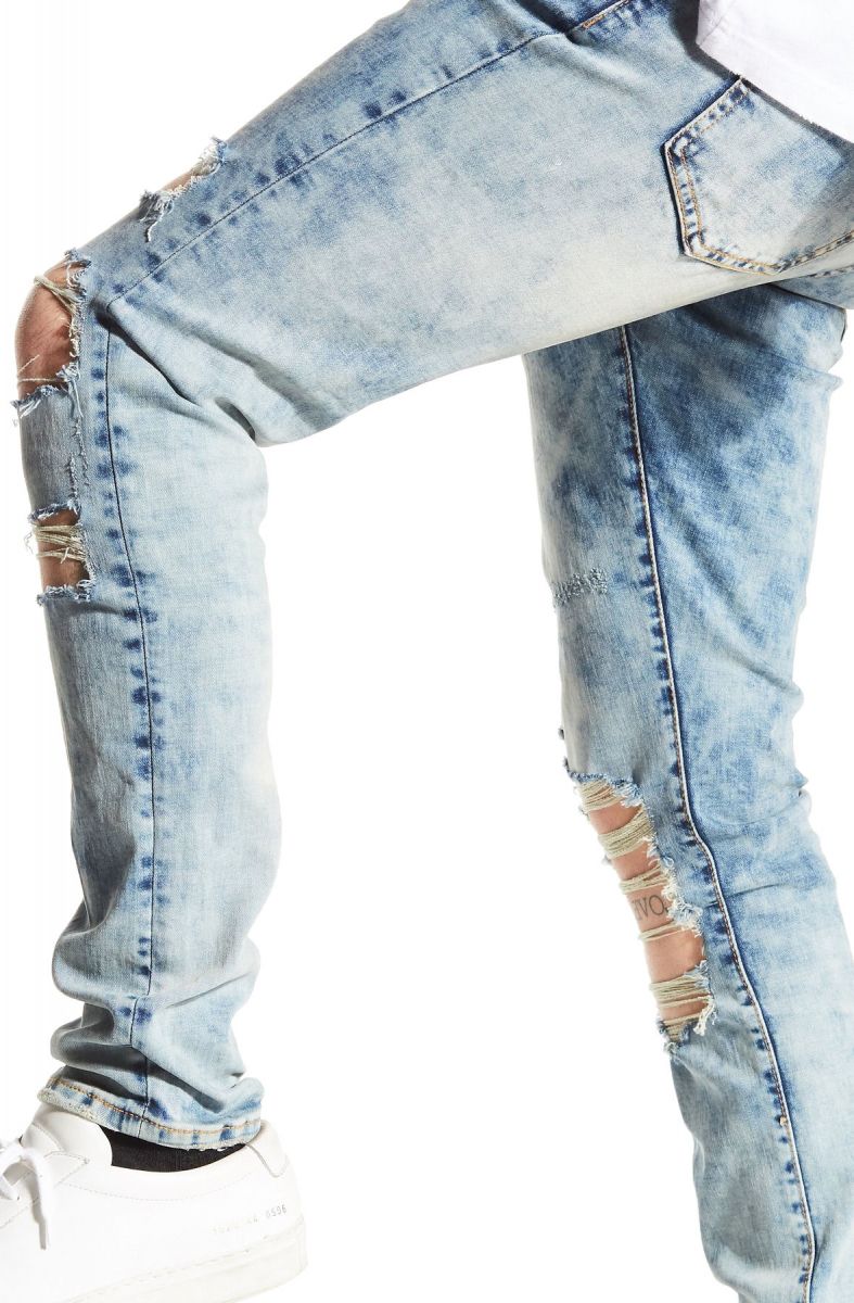 CRYSP The Atlantic Denim in Marble Blue CRYSQS18-209-BLM - Karmaloop