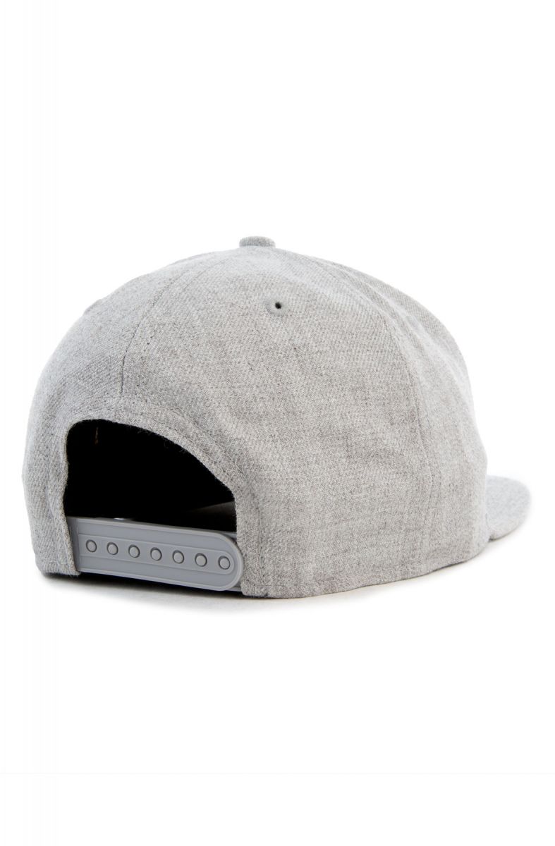 PAPER PLANES Crown Snapback in Heather Grey 0017H706-HTHR - Karmaloop