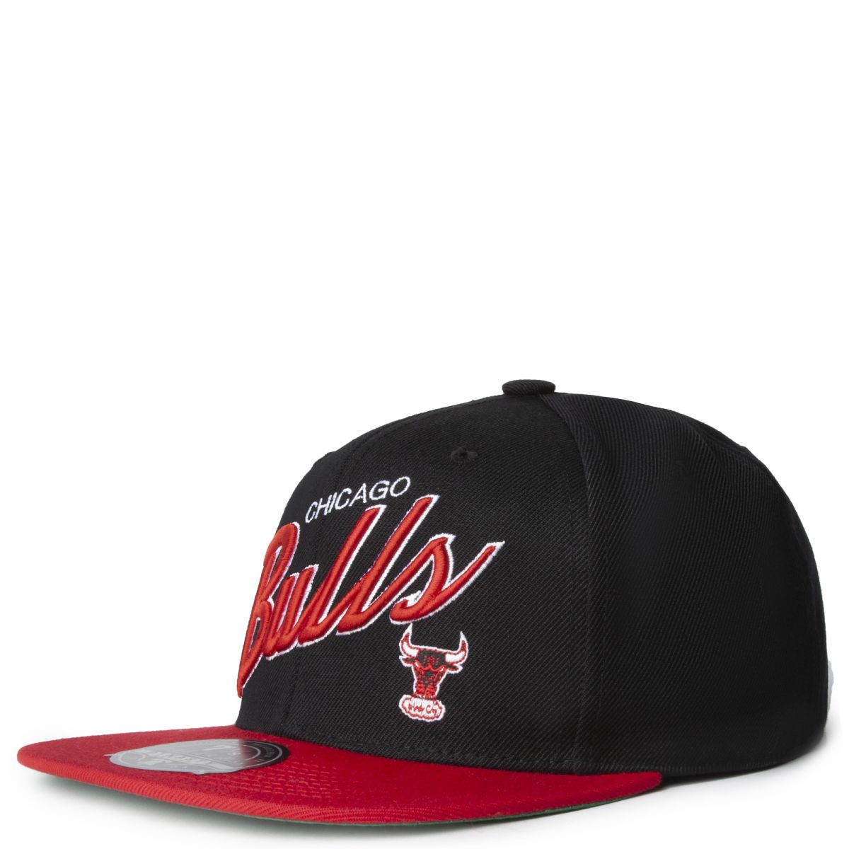 Chicago Bulls HWC Team Script 2.0 Mitchell & Ness Snapback Hat