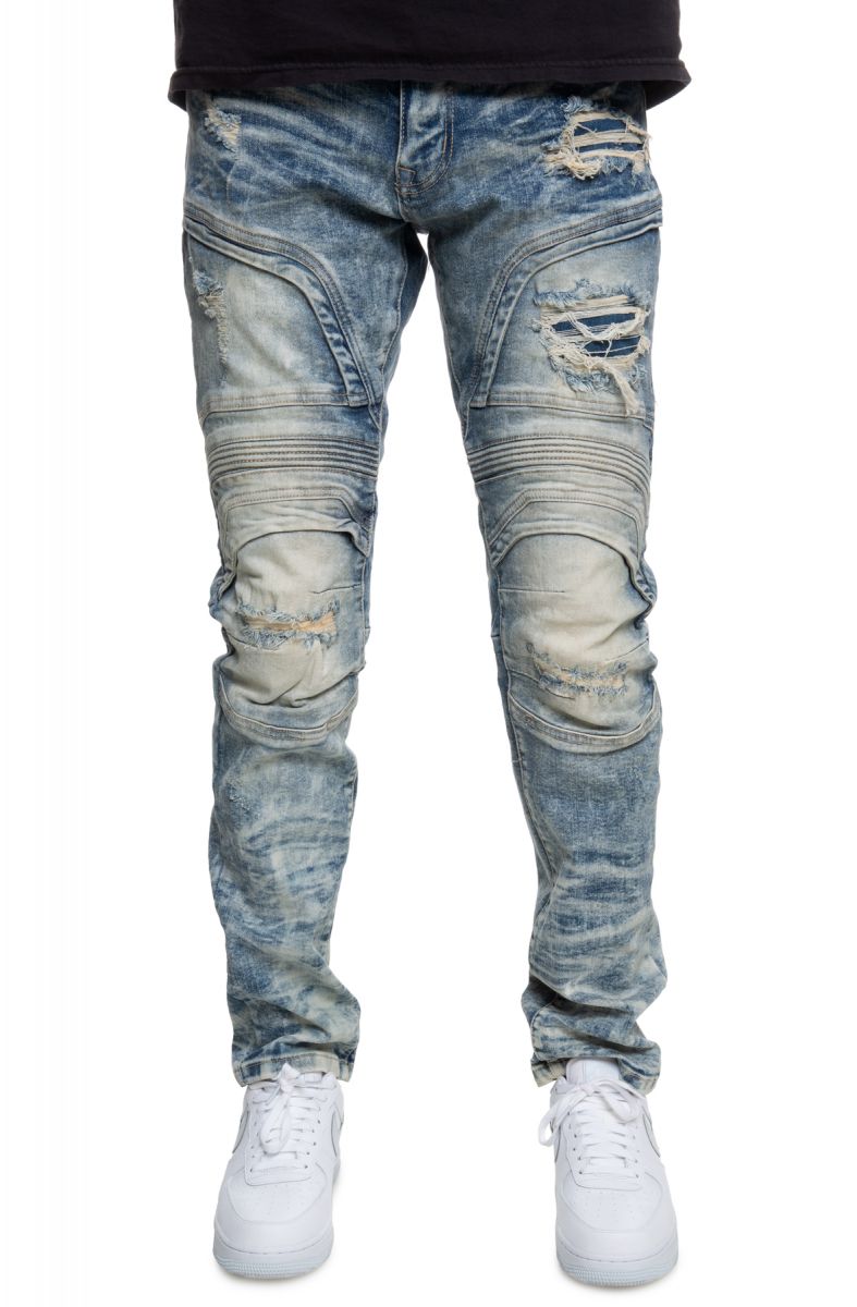 SMOKE RISE Engineered Jeans JP20143-CLBABL - Karmaloop